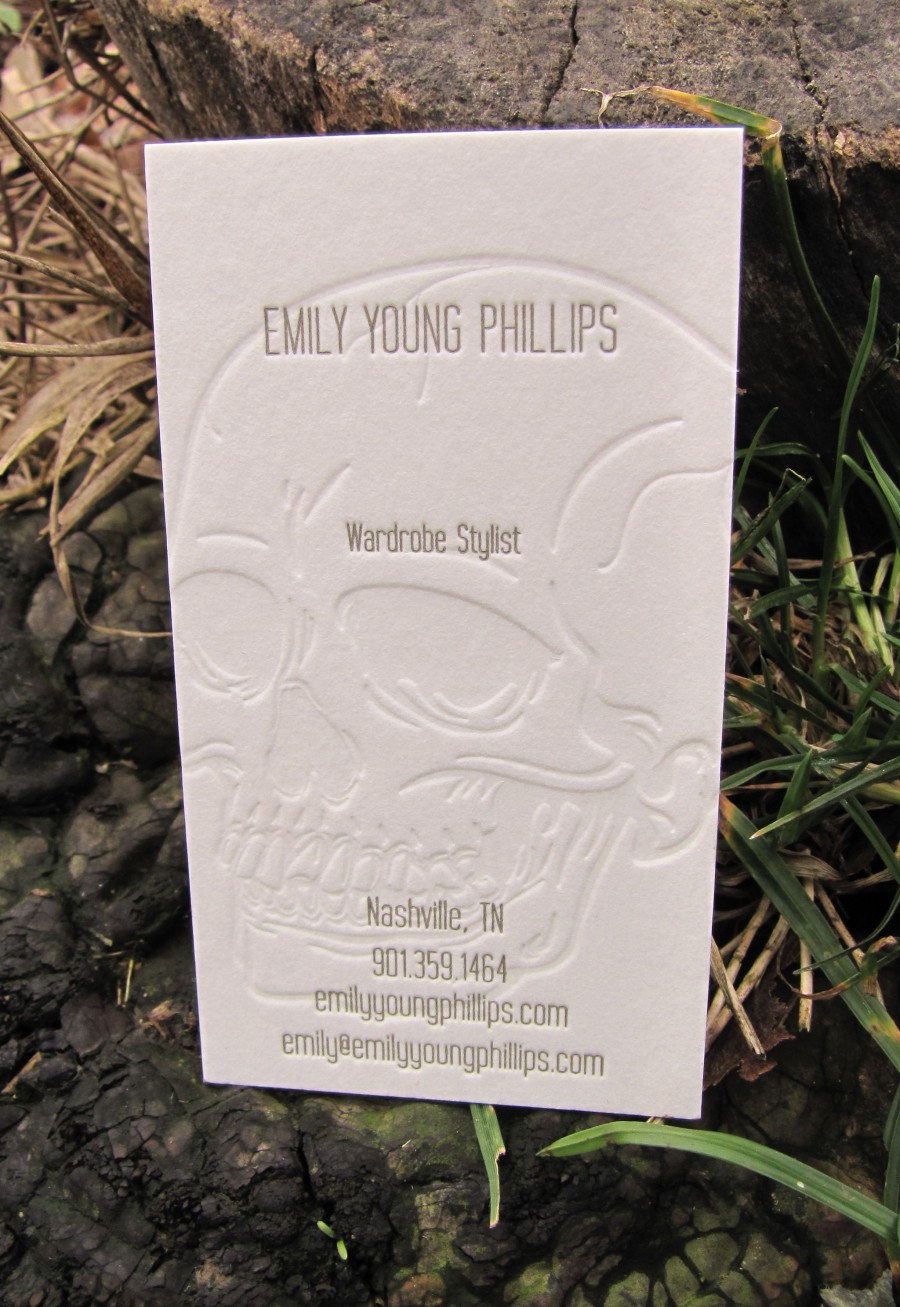 Carti de vizita Emily Young Phillips