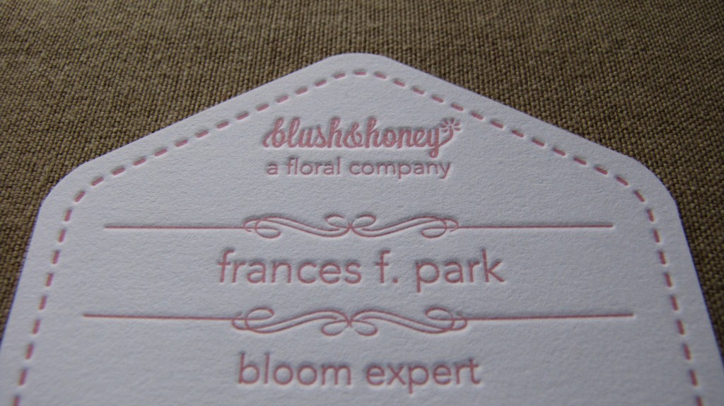 Tarjetas de visita Blush&Honey