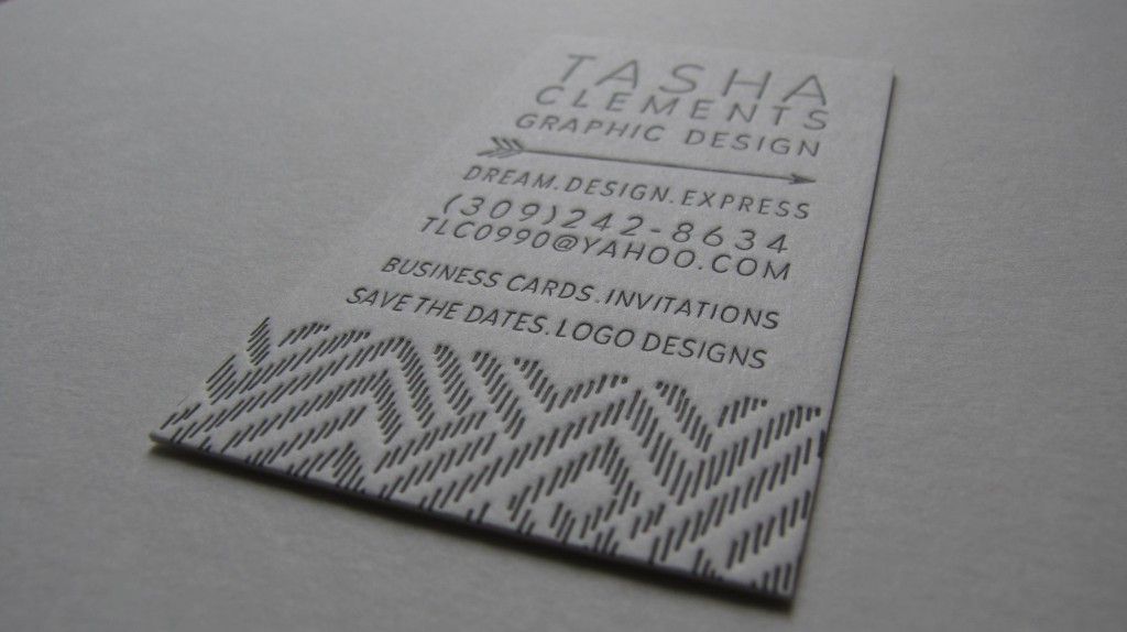 Tarjetas de visita Tasha Clements