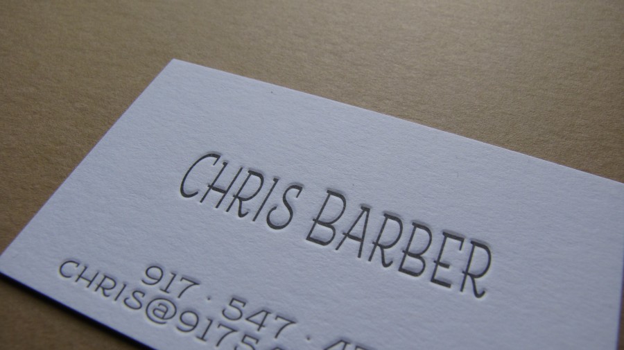Carti de vizita Chris Barber