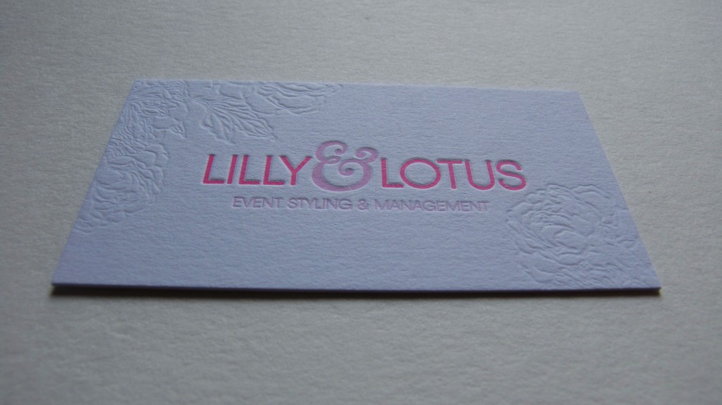 Tarjetas de visita Lilly & Lotus