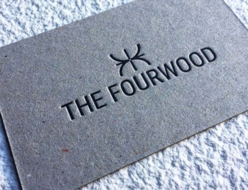 Tarjetas de visita letterpress Fourwood