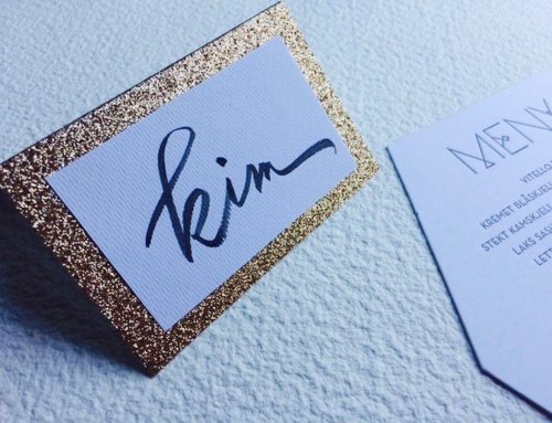 Calligraphy Place Cards – Kim